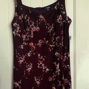 Chaps sleeveless dress -new